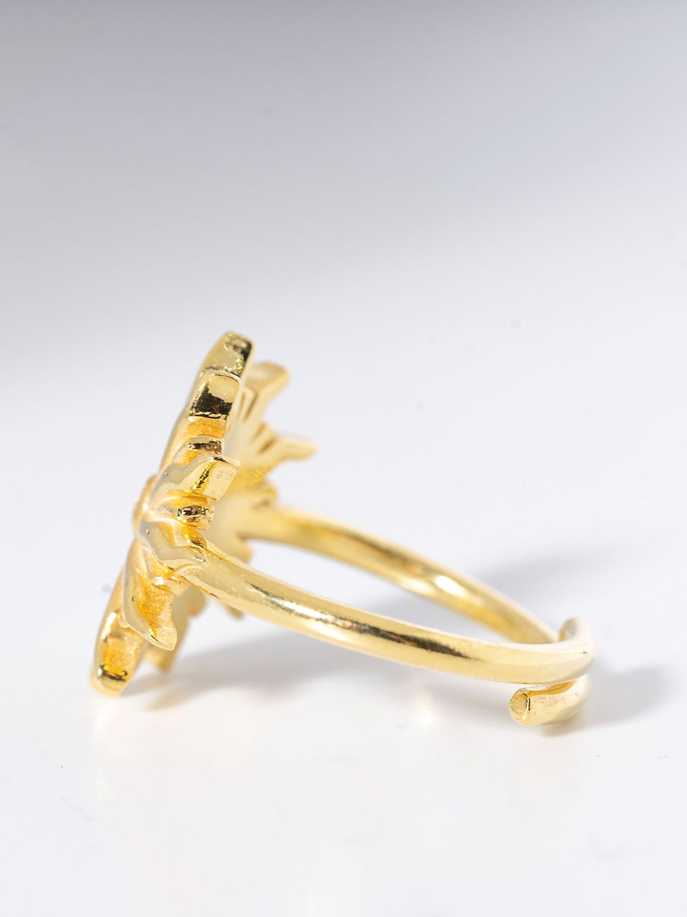 Thumbnail: SOLIS - Silver adjustable sun ring