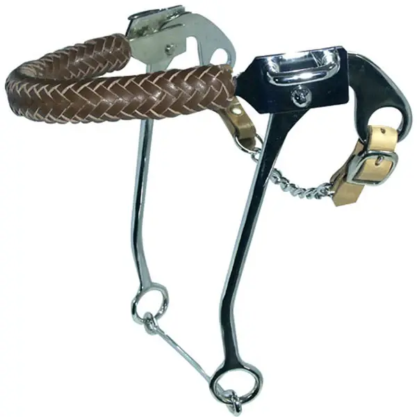 Braided Leather Nose Hackamore