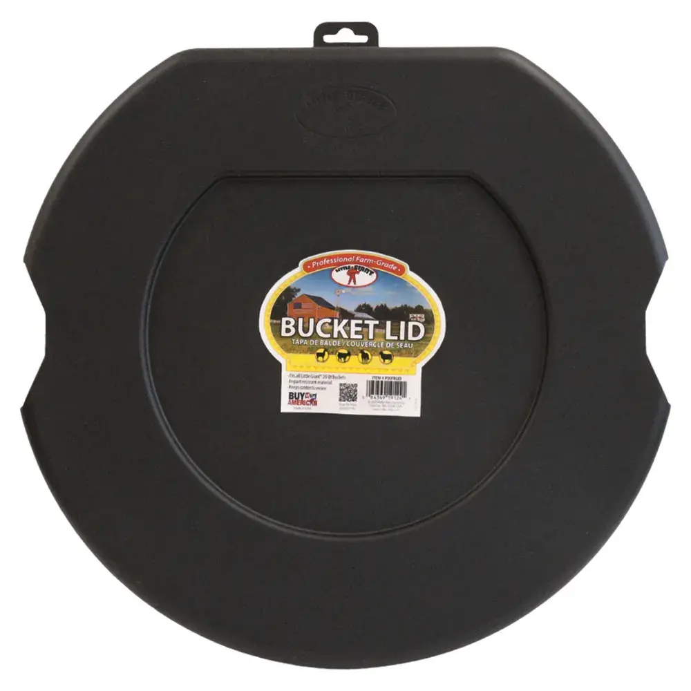 Plastic Lid for 20 Quart Flatback Bucket
