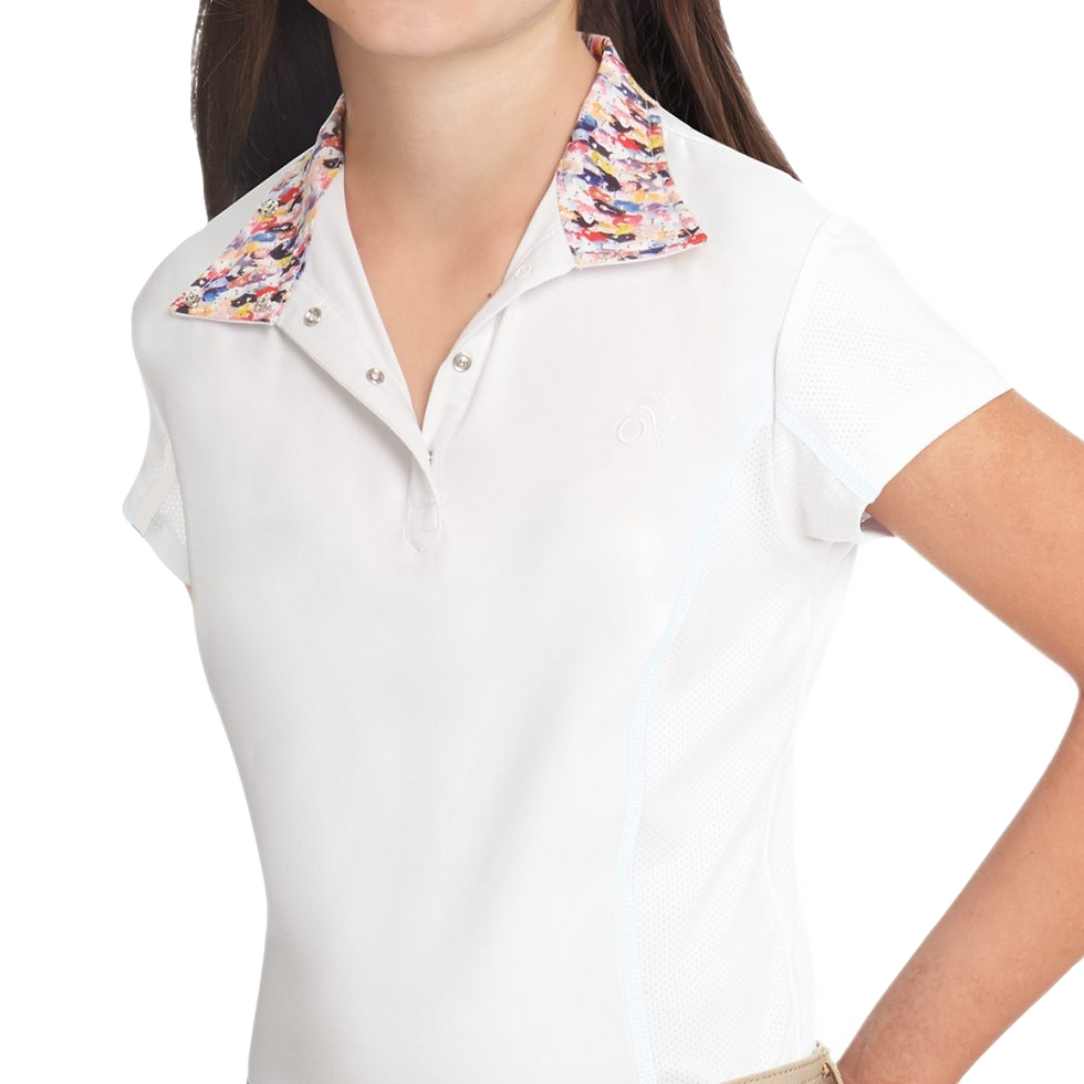 Ovation Ellie Child’s Tech Show Shirt- Short Sleeve
