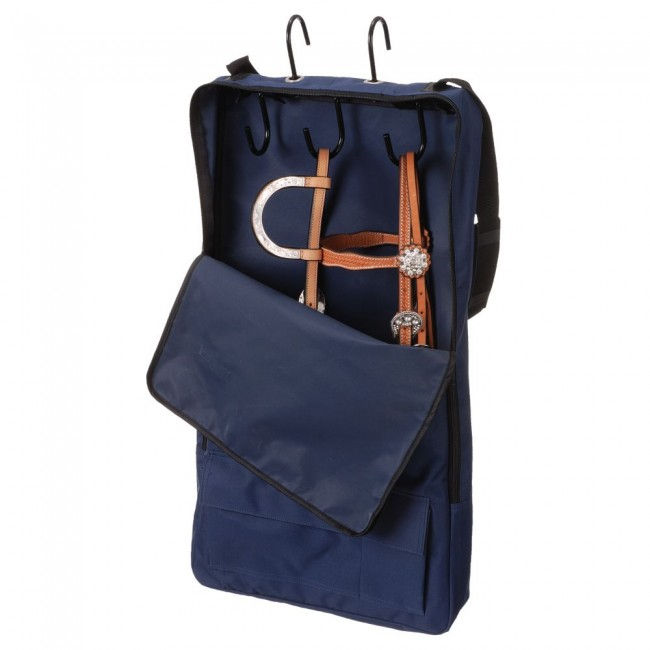 Thumbnail: Tough-1 Bridle/Halter w/ 3 Prong Tack Rack