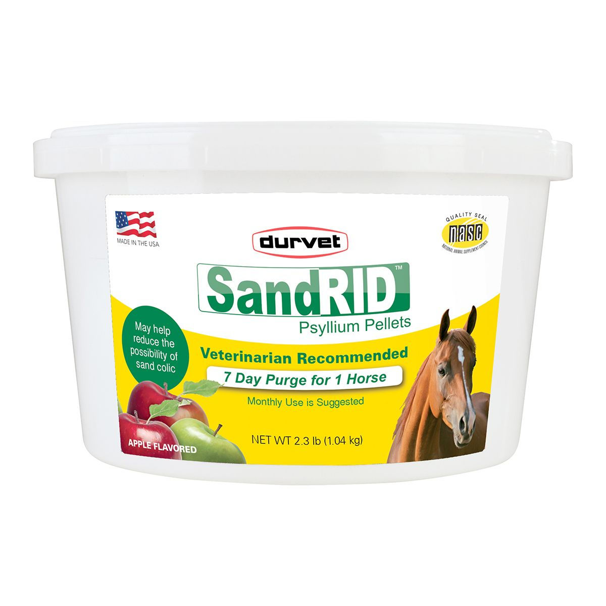SandRid Psyllium Pellets for Horses