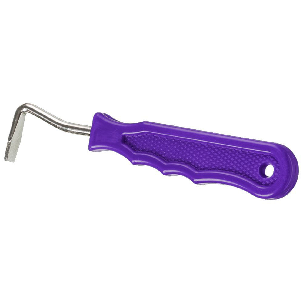 Metal Hoof Pick w/Easy Grip Handle