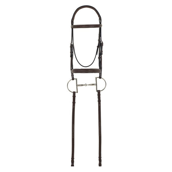 Camelot Gold™ RCS Fancy Raised Padded Bridle with Reins
