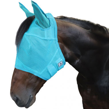 Thumbnail: Rugged Ride Rip Resistant Mesh Fly Mask w/Ears & Forelock Hole