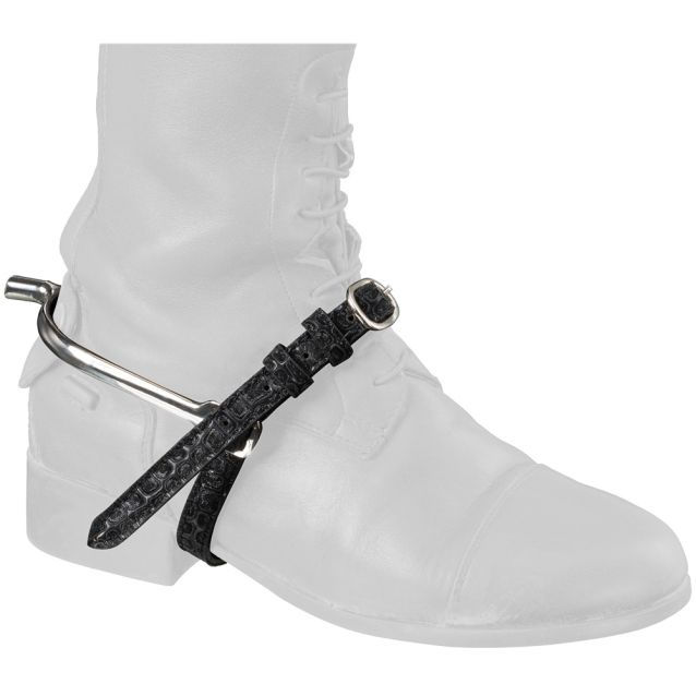 Glitter Croc English Spur Straps