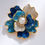 Thumbnail: Cloisonné Peony Brooch(blue)