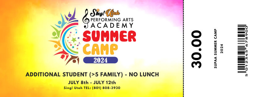 2024 Summer Camp Ticket - Additional Student (>5 Family), No Lunch