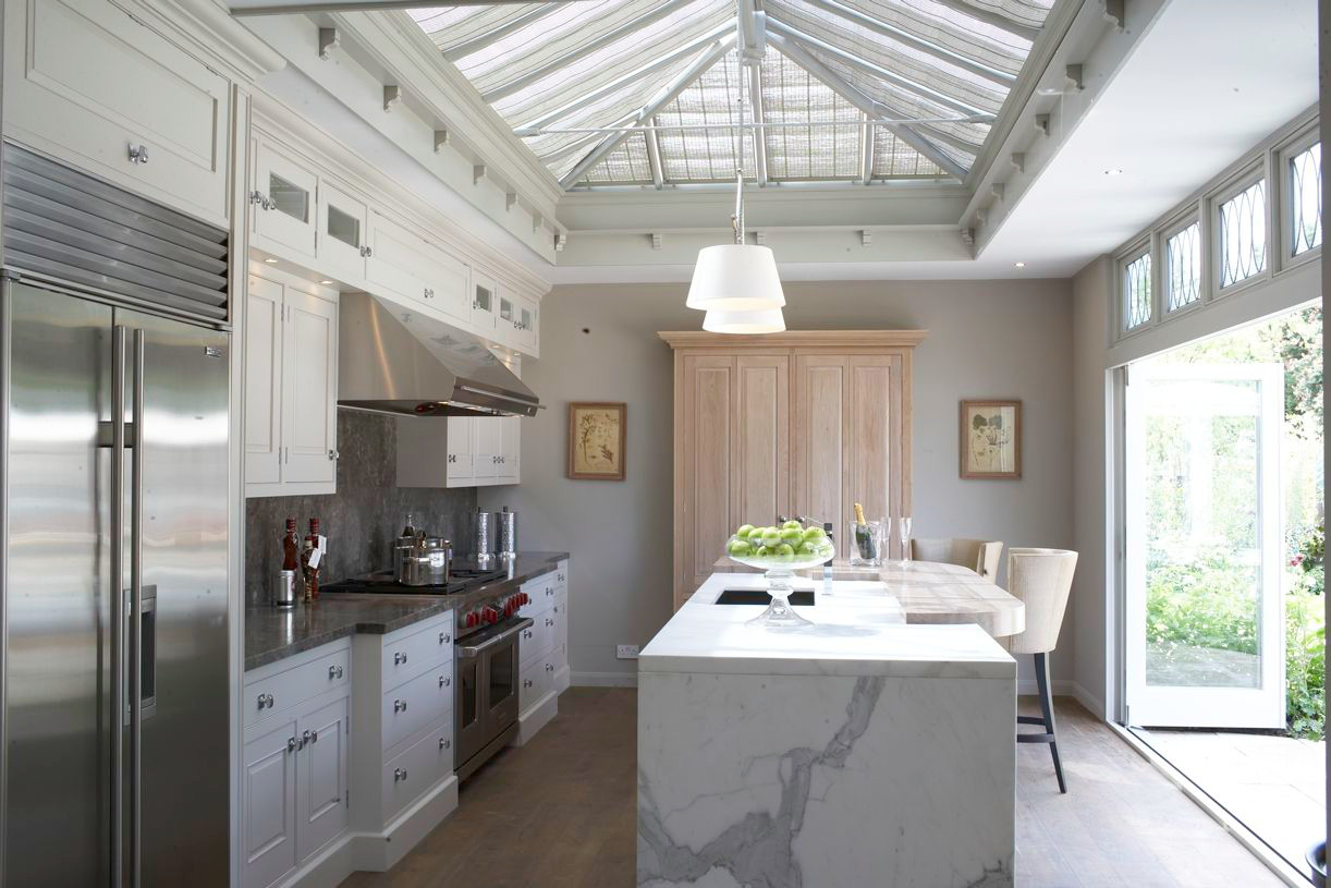 Bespoke painted kitchen
