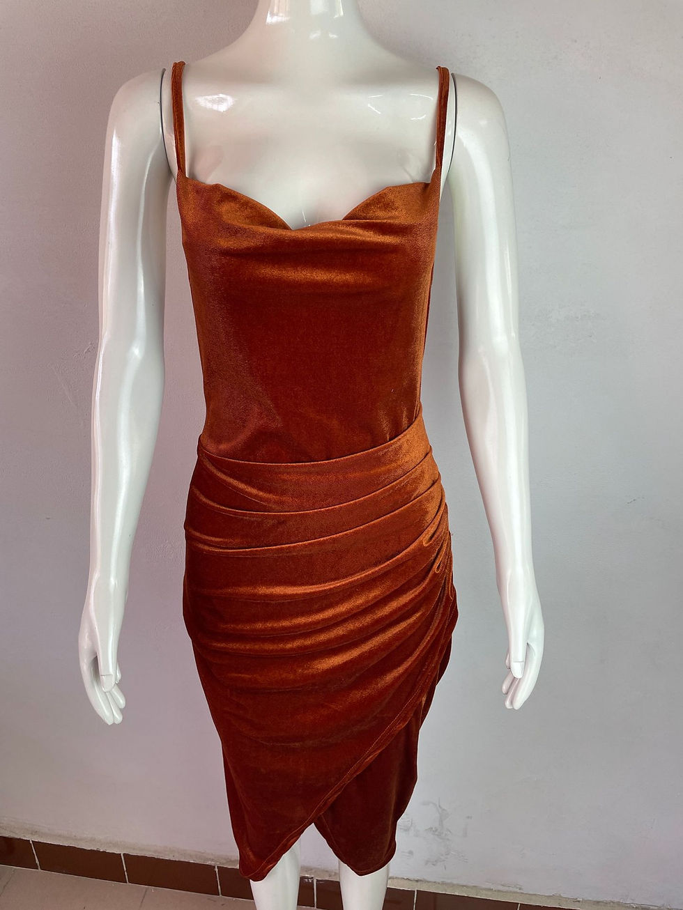 Thumbnail: Europe Women Perspective Bandage Party Dress Night Club Dress