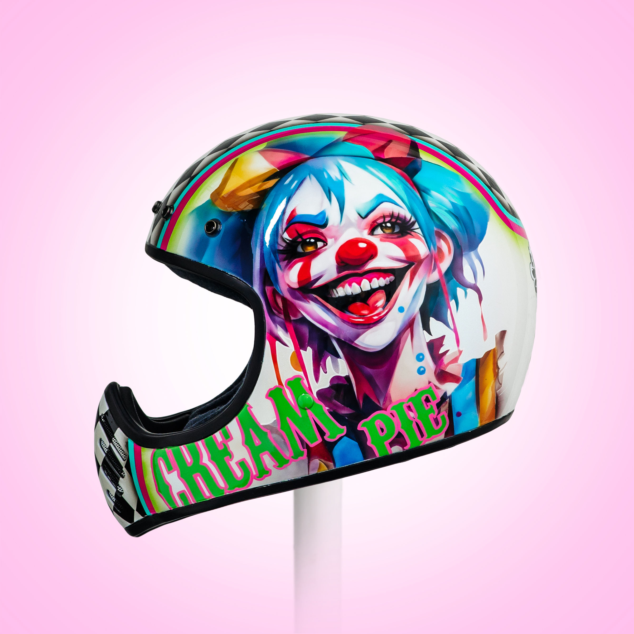 Trippy Ten Clown Helmet