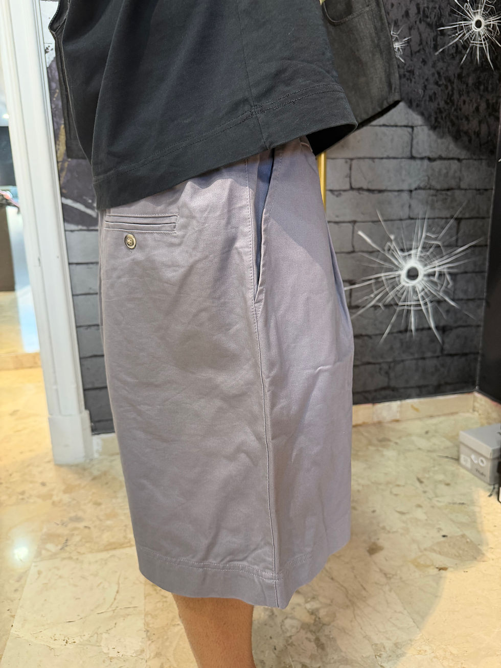 Miniatura: PANTALACCIO GRIGIO CHIARO NO TASCHE