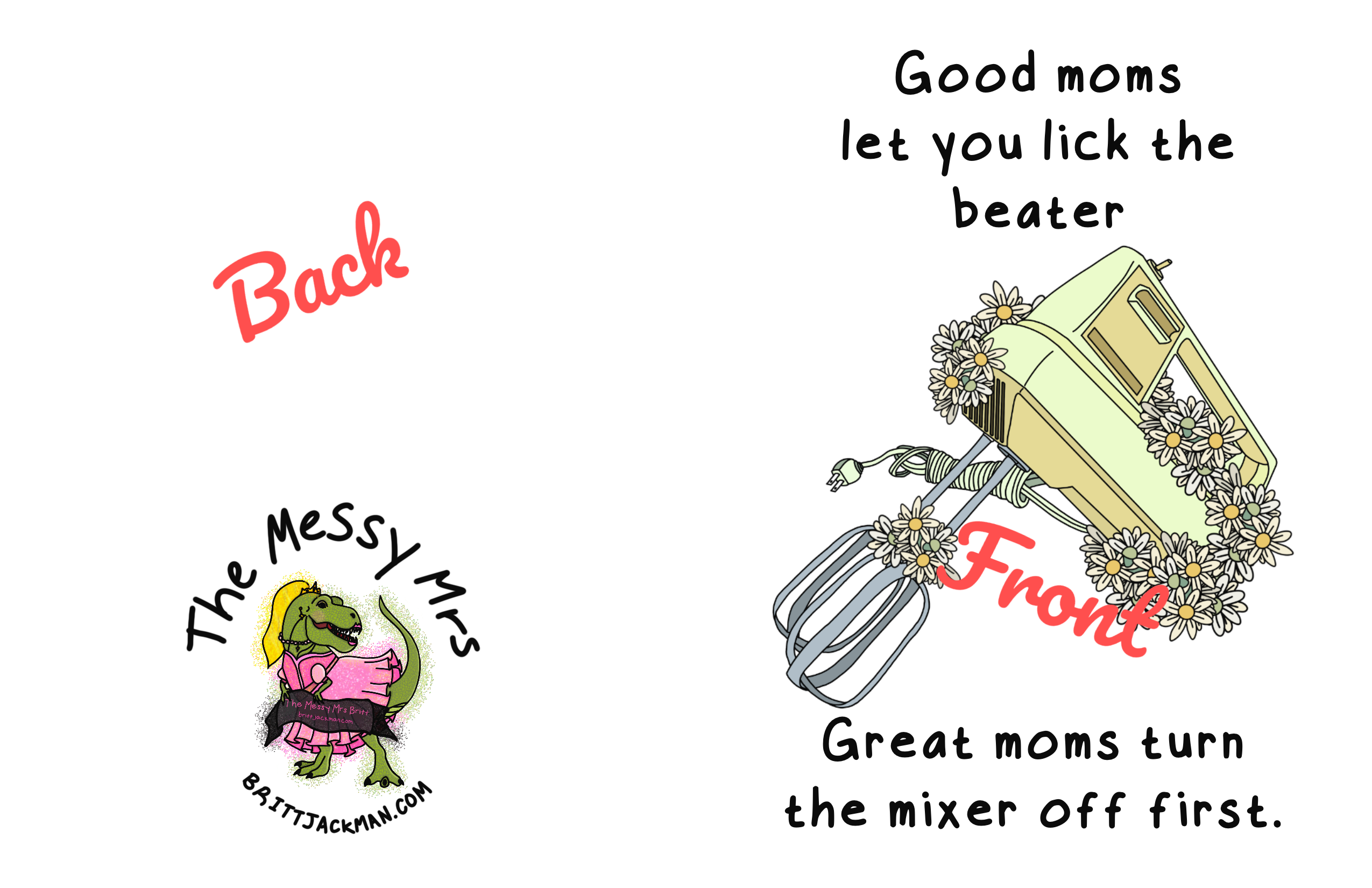 Blank Inside - Mom Card - PRINTABLE CARDS