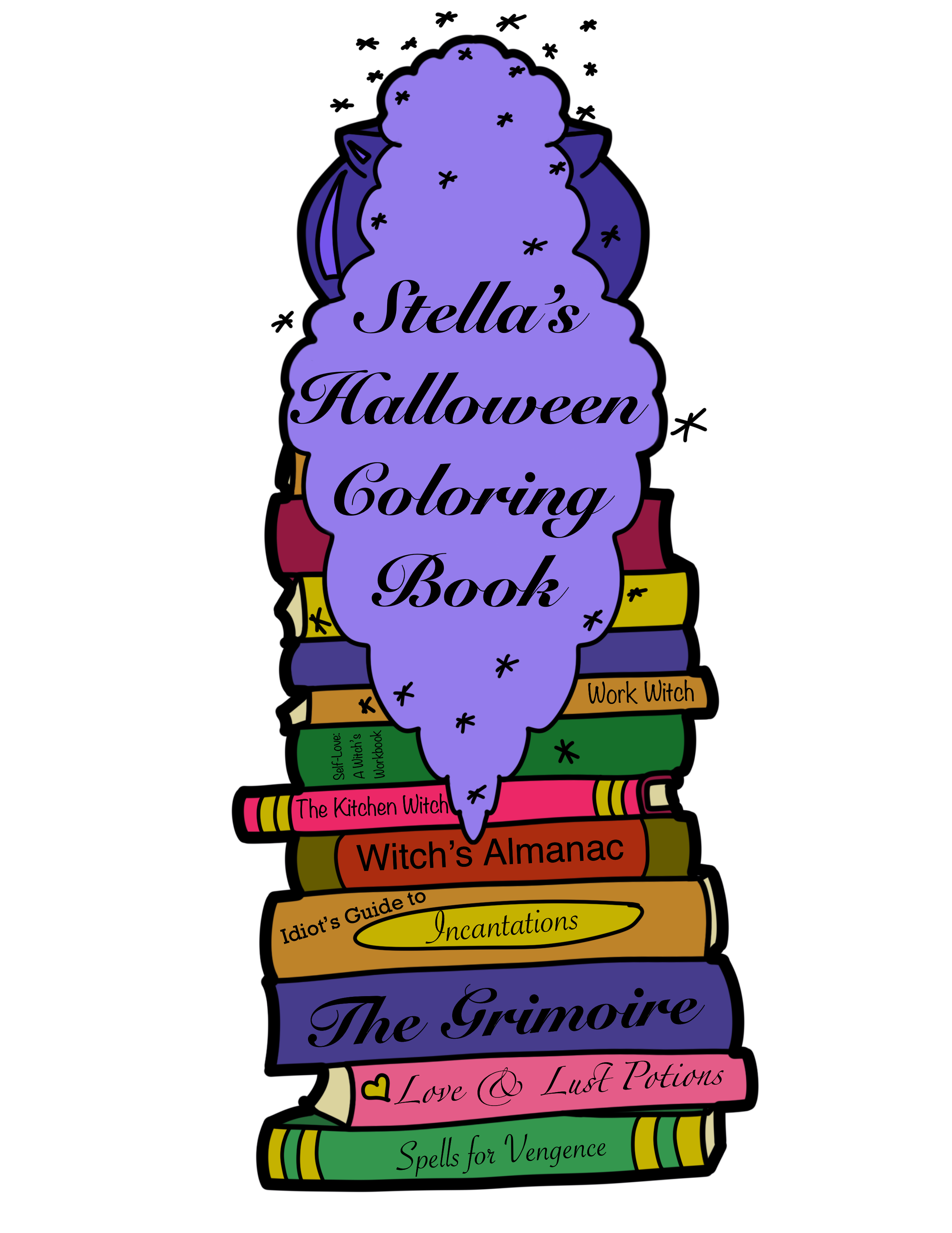 Stella's Halloween Coloring Book