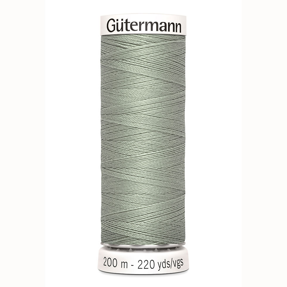 Thumbnail: Gütermann naai garen groen grijs 261