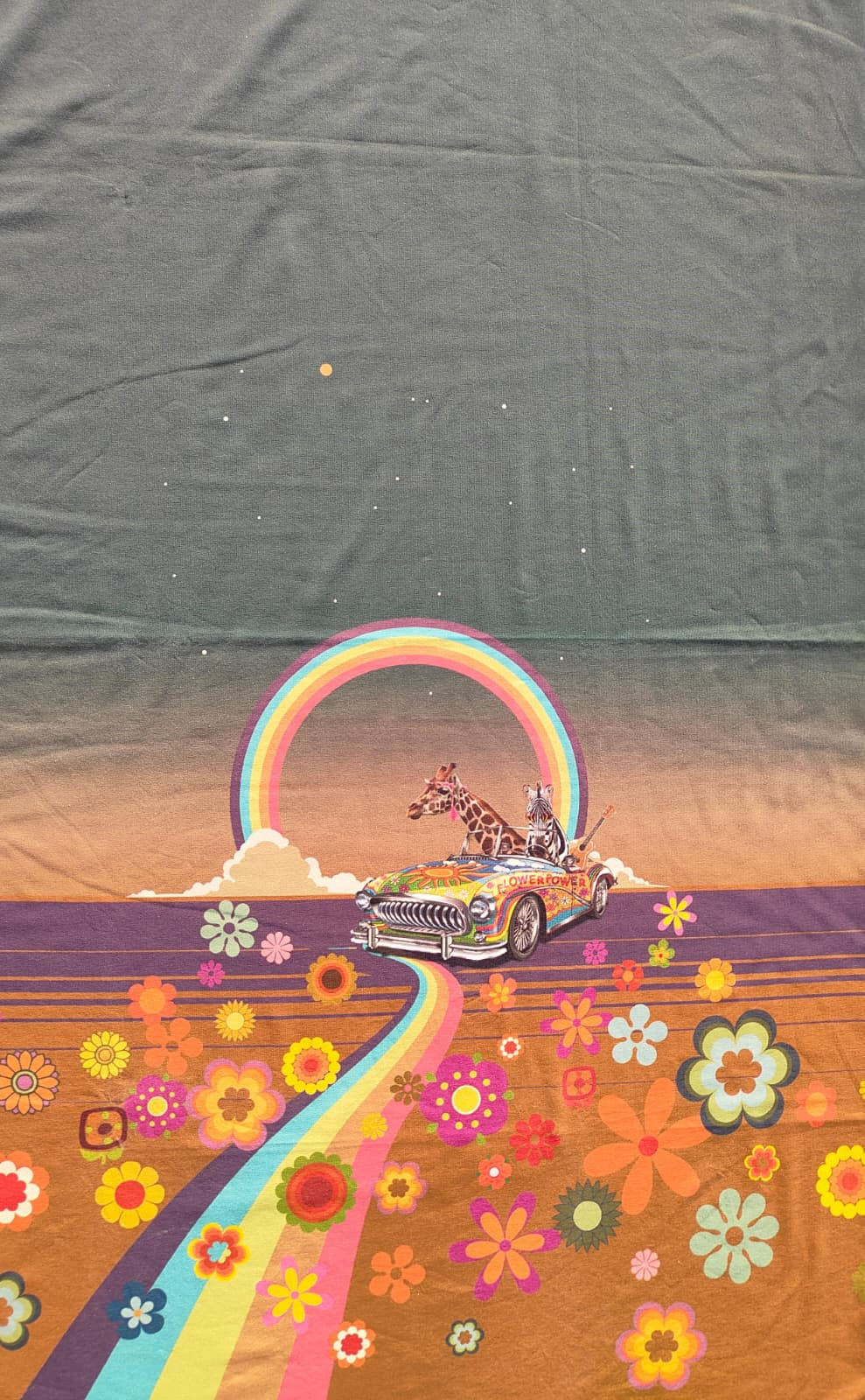 Tricot katoen - lengte 125 cm breedte 150 cm - klap75o