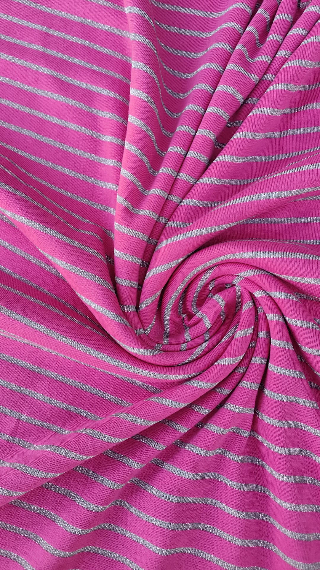 Stenzo tricot foil stripe katoen - lengte 235 cm breedte 150 cm - klap117n