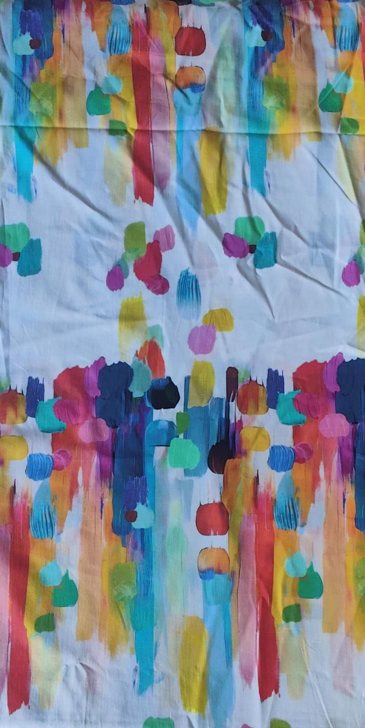 100% voile katoen - lengte 350 cm breedte 140 cm - dlap93r