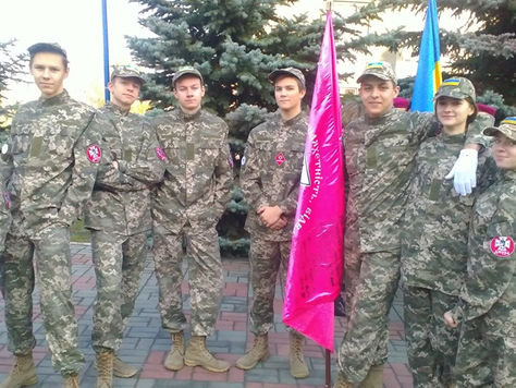 Участь учнів нашої школи у міському мітингу до Дня захисника України