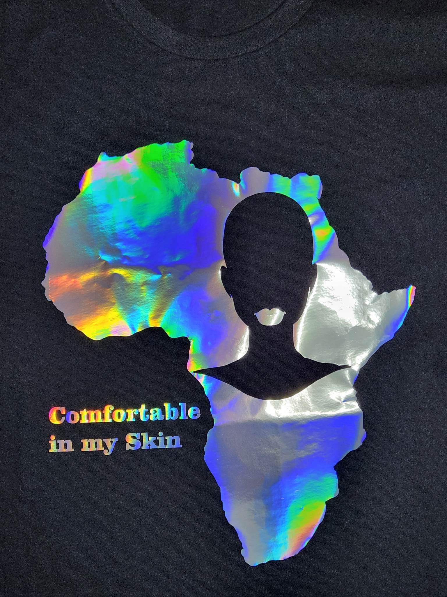 Africa Bald Silver Metallic