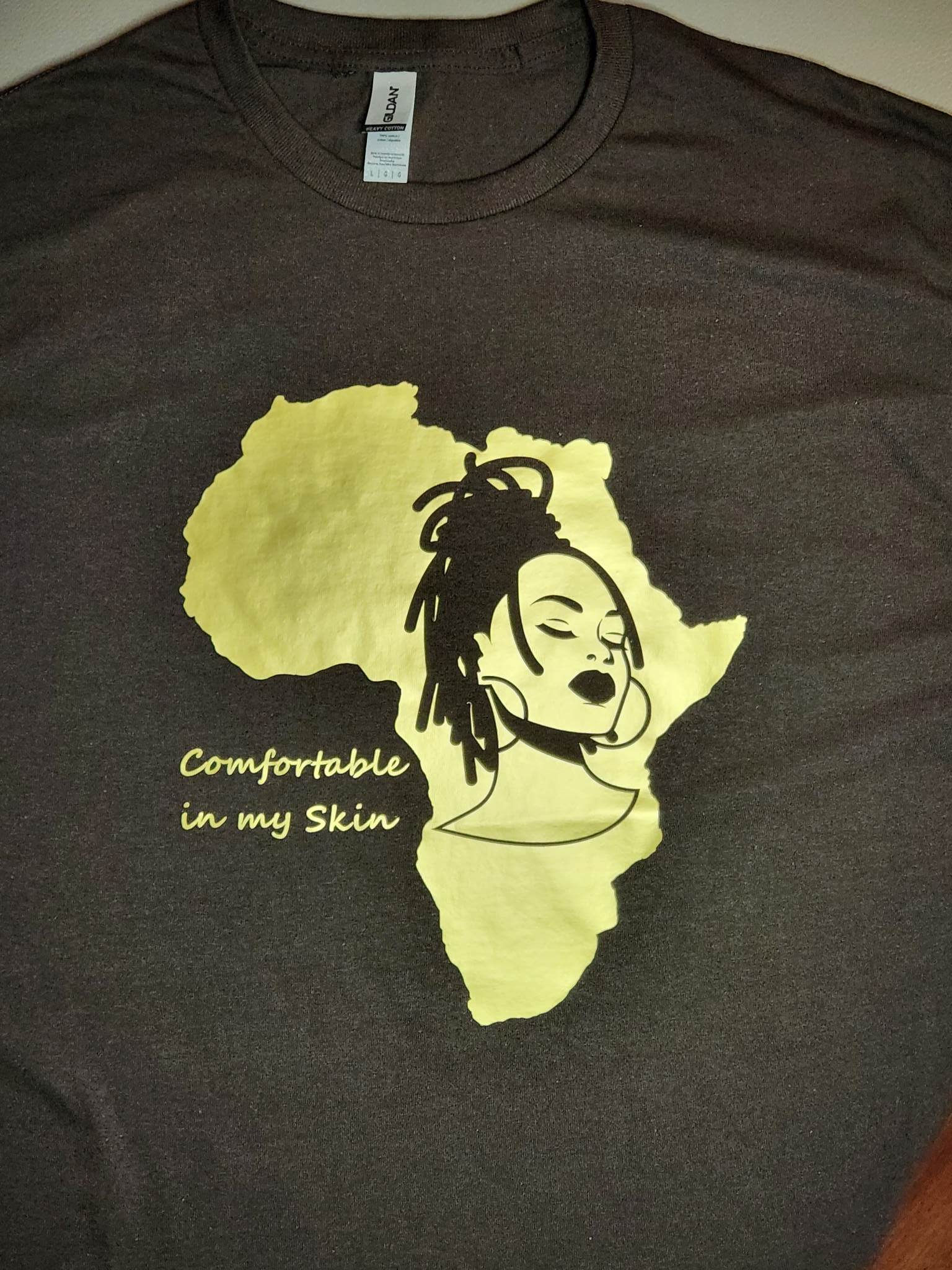 Africa Tilt Head Locs Gold Metallic