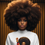 Thumbnail: Longsleeve Woman Afro Power Fist
