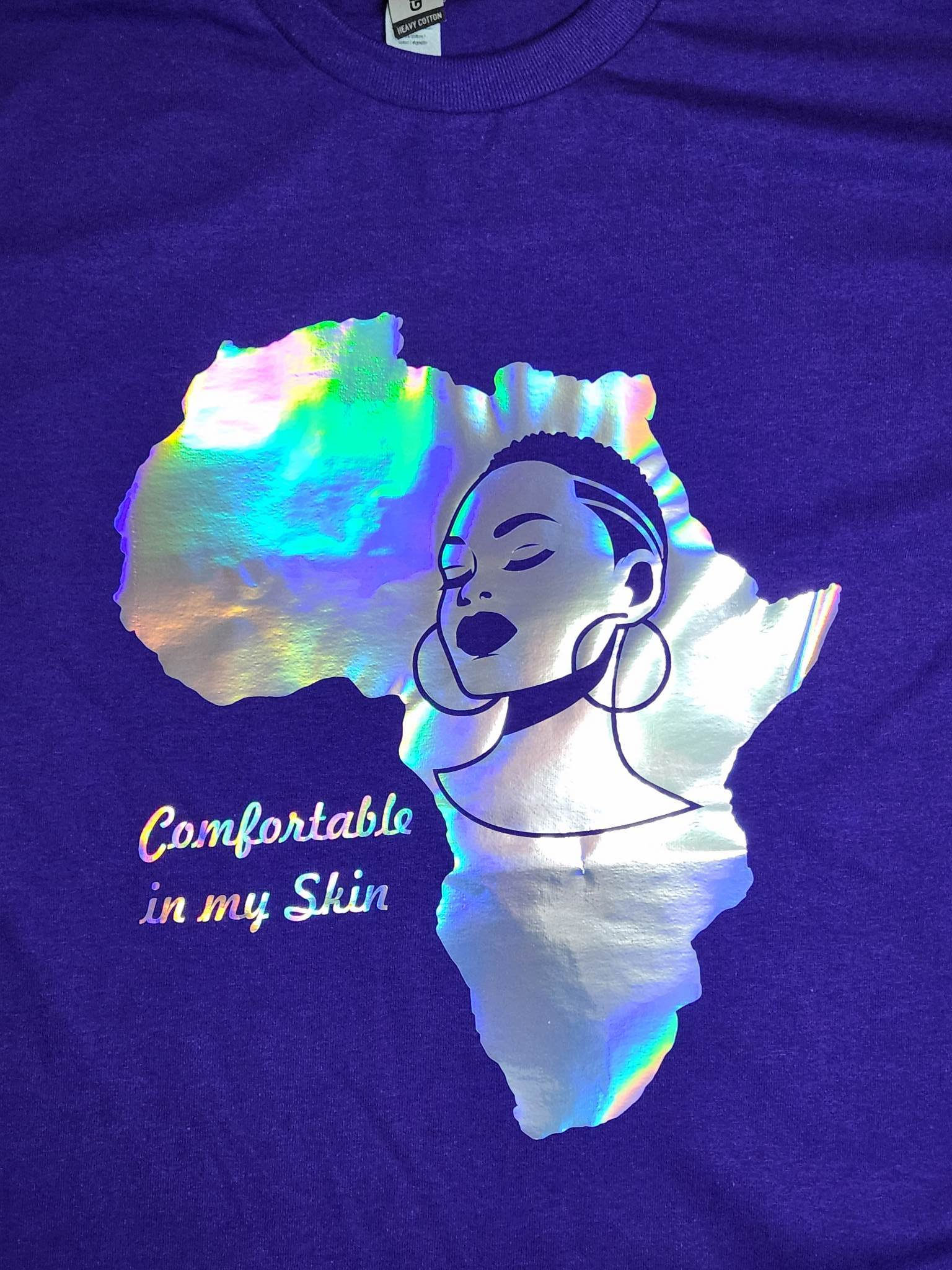 Africa Short Cut Silver Metallic