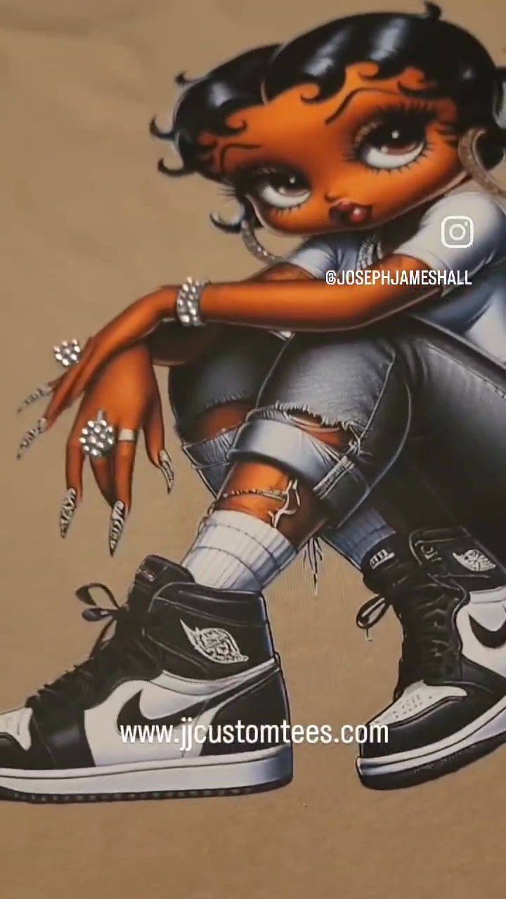 Thumbnail: Betty Boop Bling Tank Top - Unbothered by your Foolishness