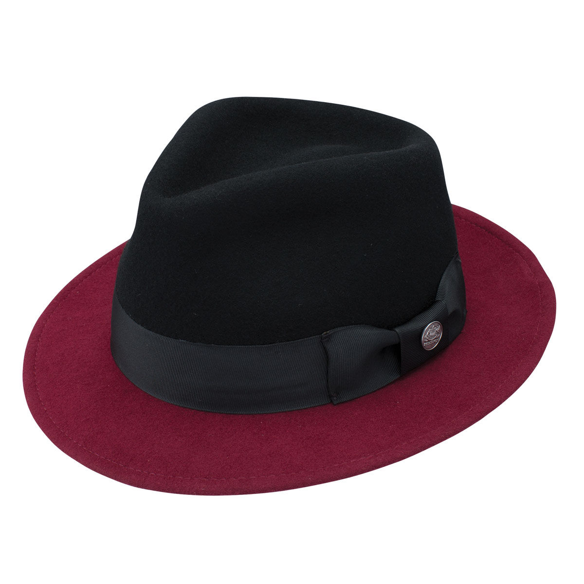Stetson I Duetoni Fredora I Black/Burgandy