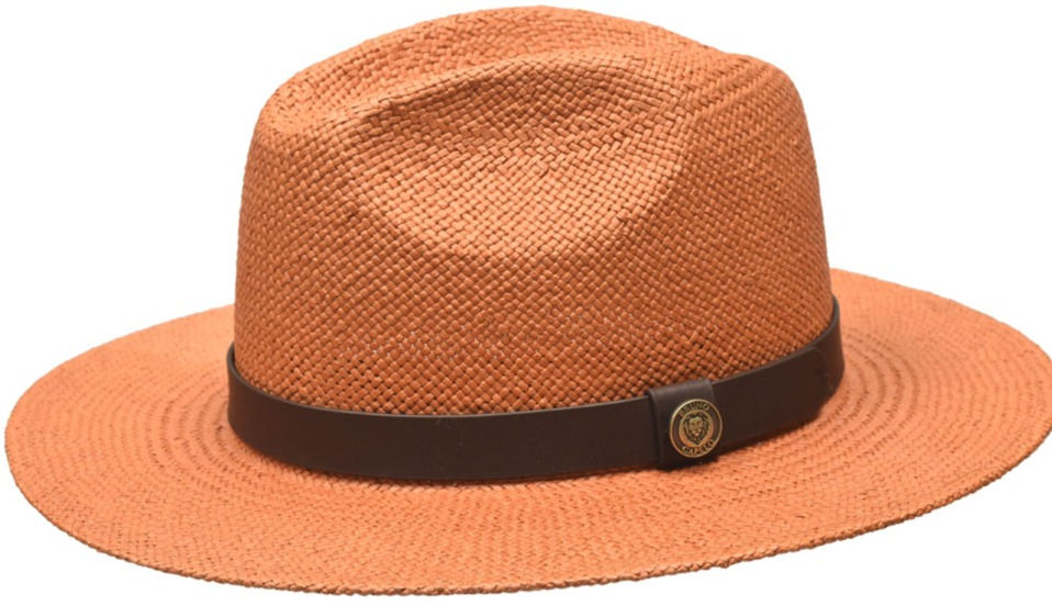 CA-423 I BRUNO CAPELO THE CALI STRAW HAT I RUST