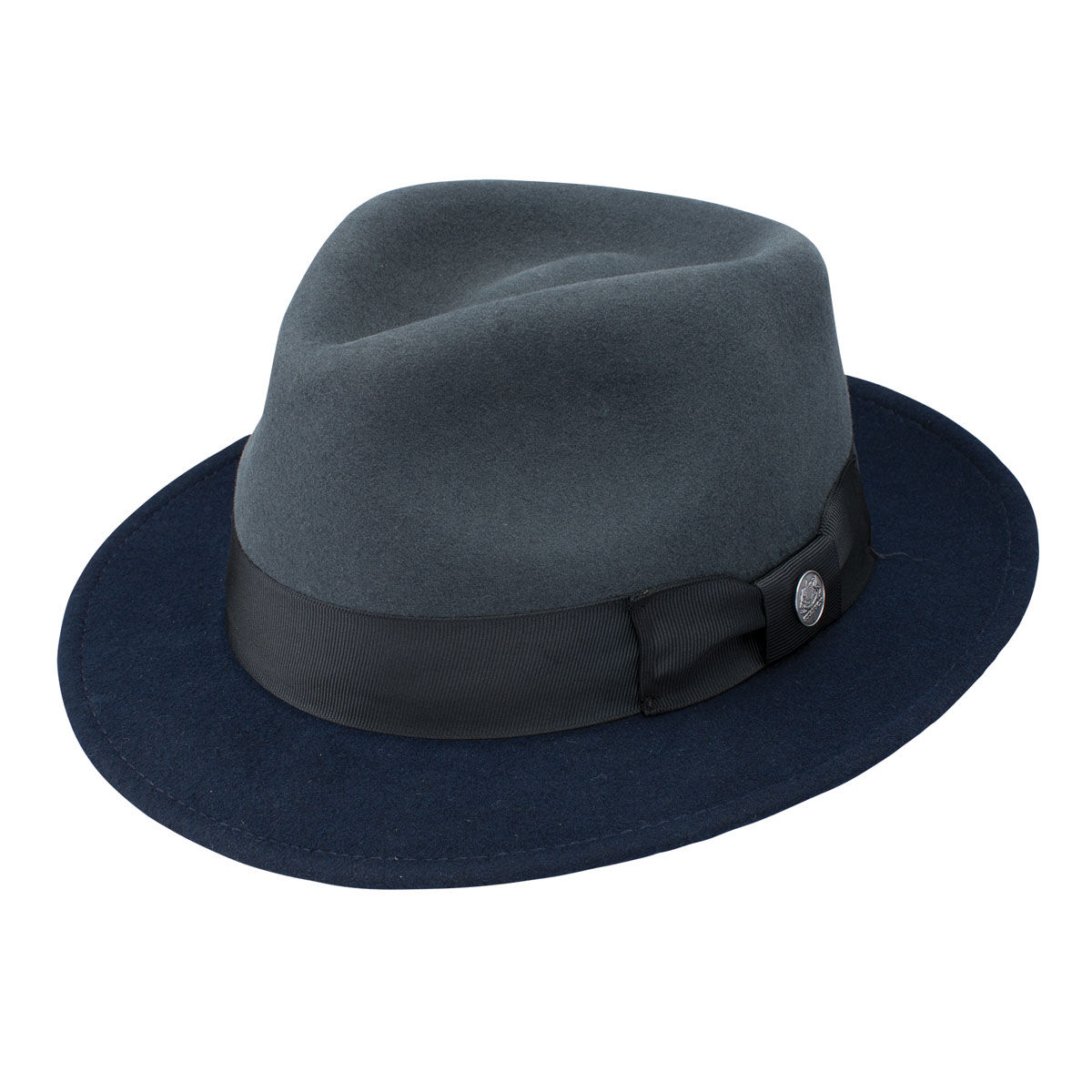 Stetson I Duetoni Fredora I Grey/NAVY