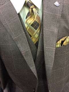 Thumbnail: STACY ADAMS I 5902 STATE VESTED I 708- BROWN