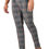 Thumbnail: CP123 I BARABAS PLAID PANTS SLIM FIT I NATURAL/RED