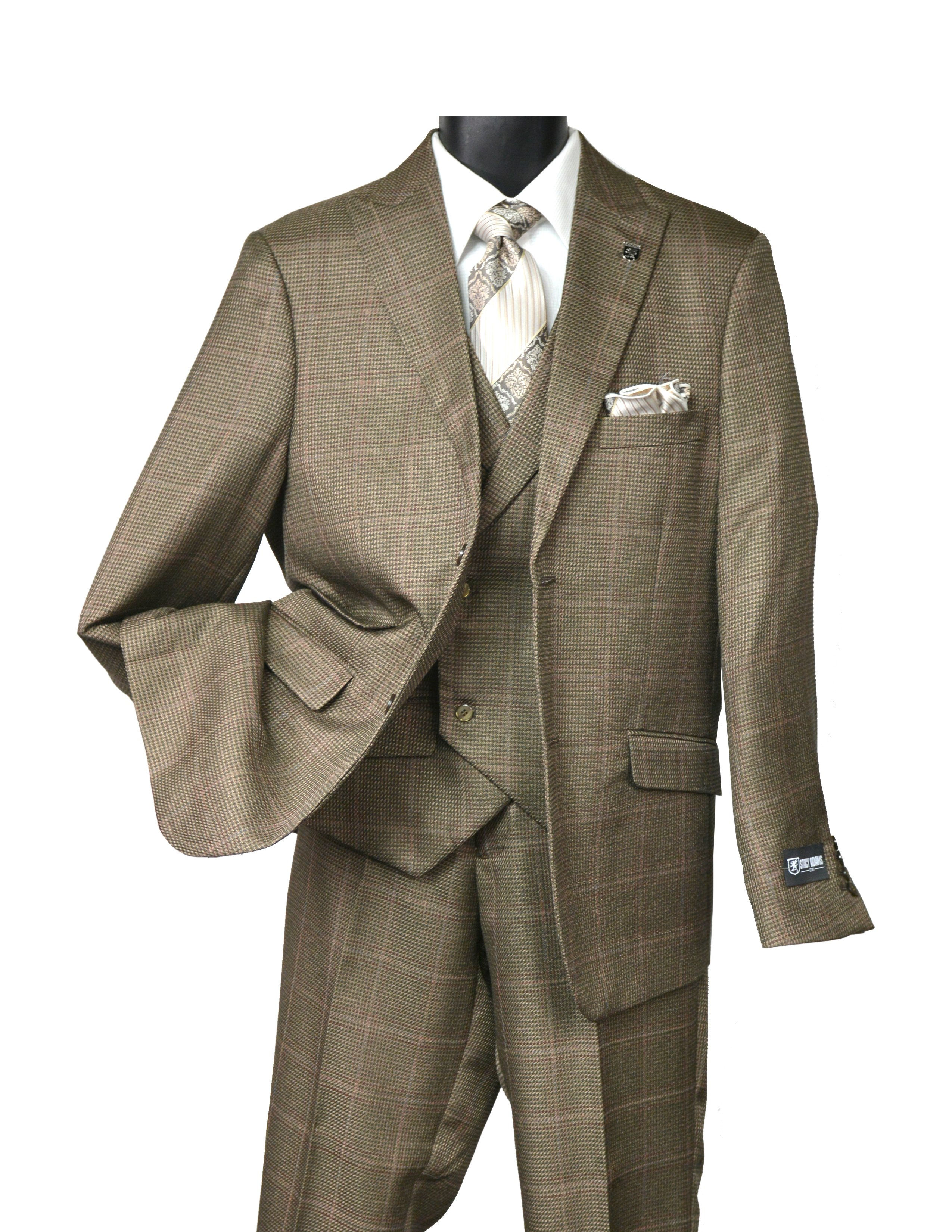 STACY ADAMS I 5902 STATE VESTED I 708- BROWN