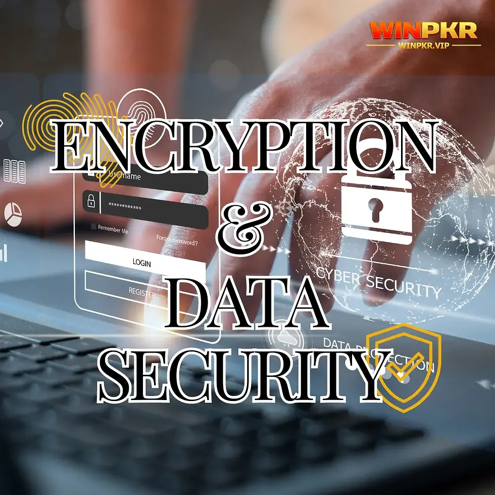 encryption and data security when playing winpkr