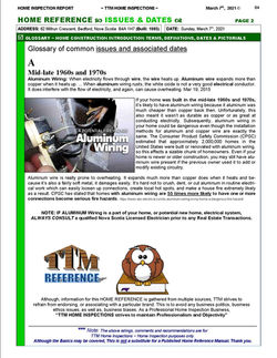 TTM Home Reference, Dates & Issues