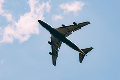 天空の飛行機