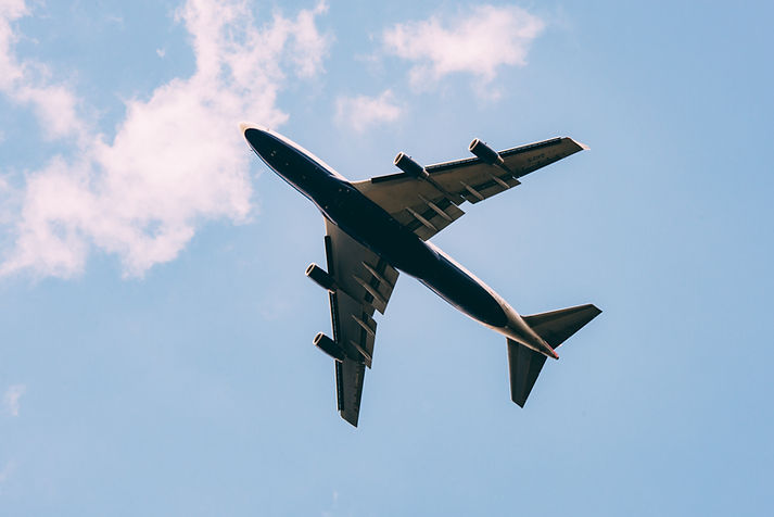 天空の飛行機
