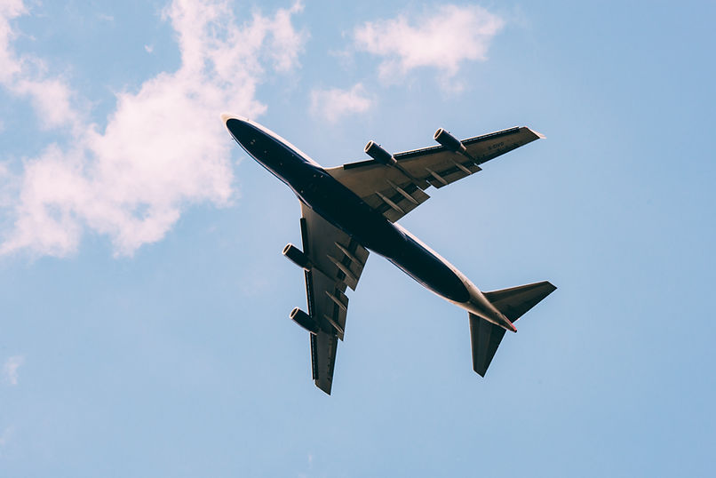 天空の飛行機