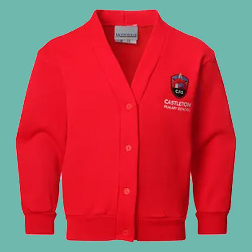 The red cardigan for Castleton Primary