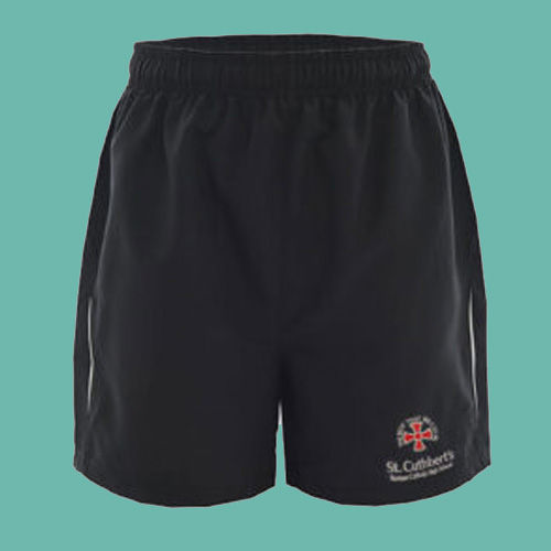 The black shorts for St Cuthbert's RC High