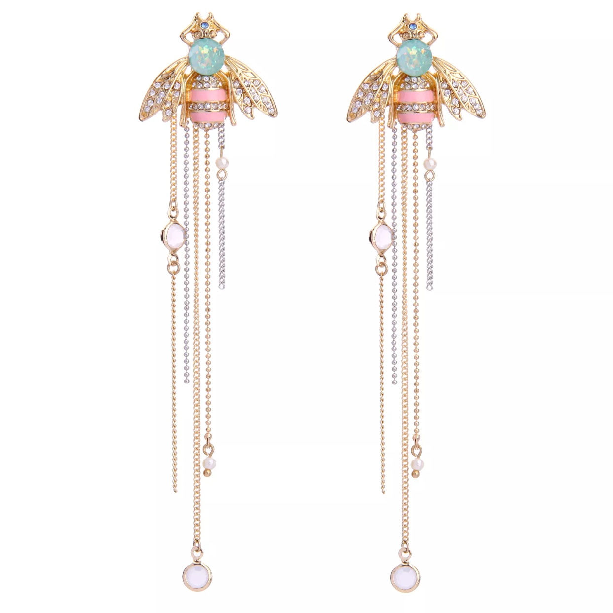 "Bee-u-tiful" Luxe Dangle Glam Earrings