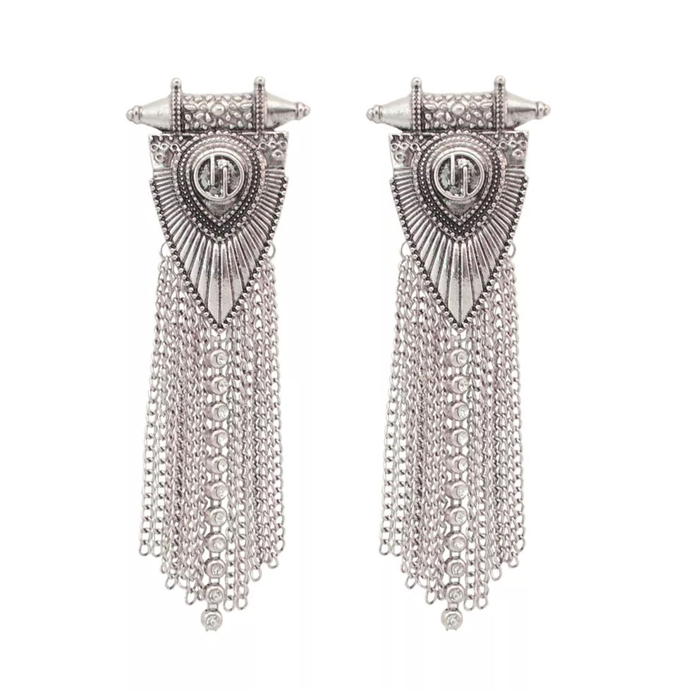 “Stellar” Silver Plated Earrings