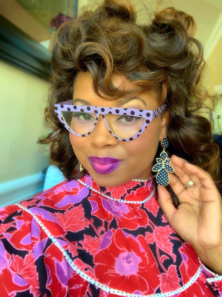 Black & White Fabric Dangles