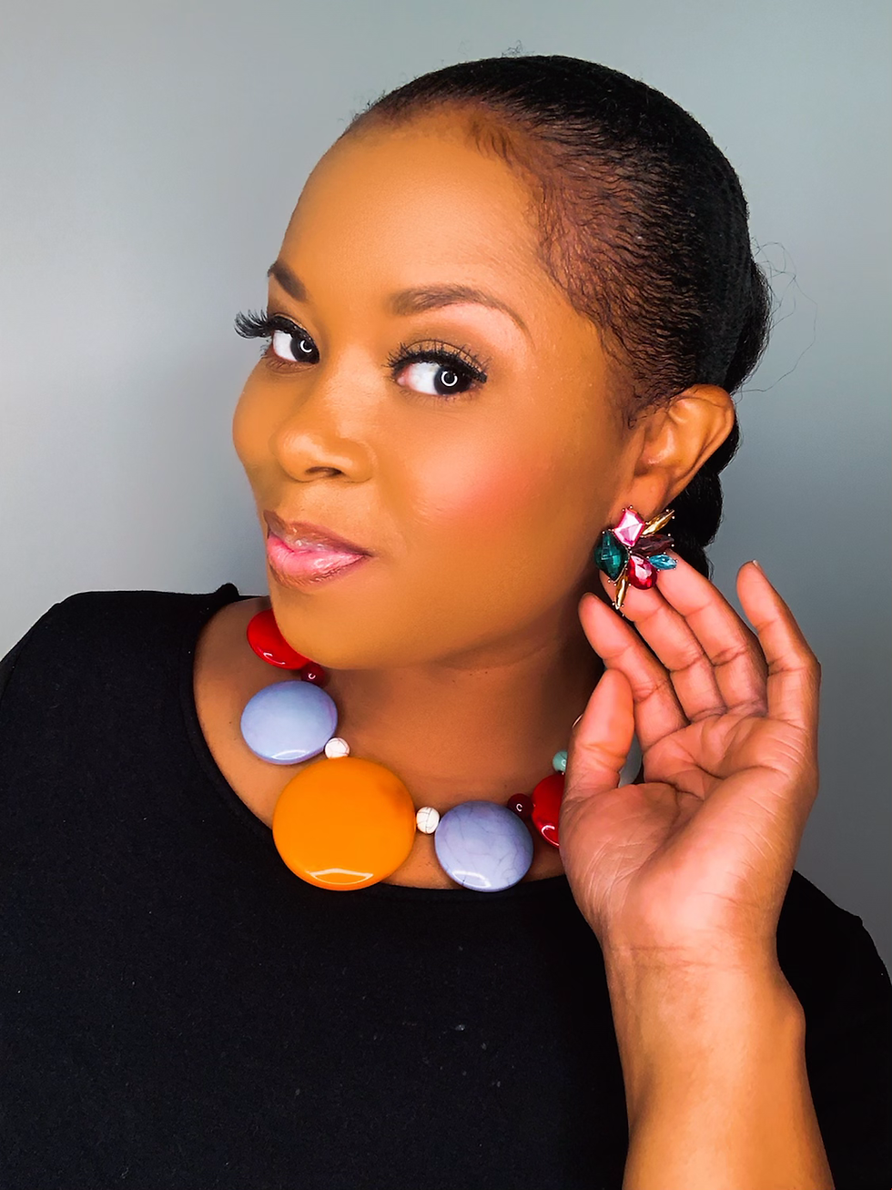 Thumbnail: "Ruby Royalty" Cluster Earrings