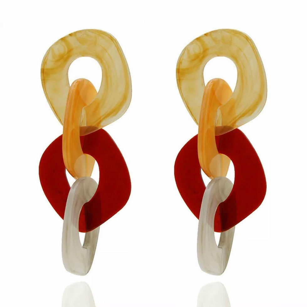 Thumbnail: "Squared" Acrylic Earrings