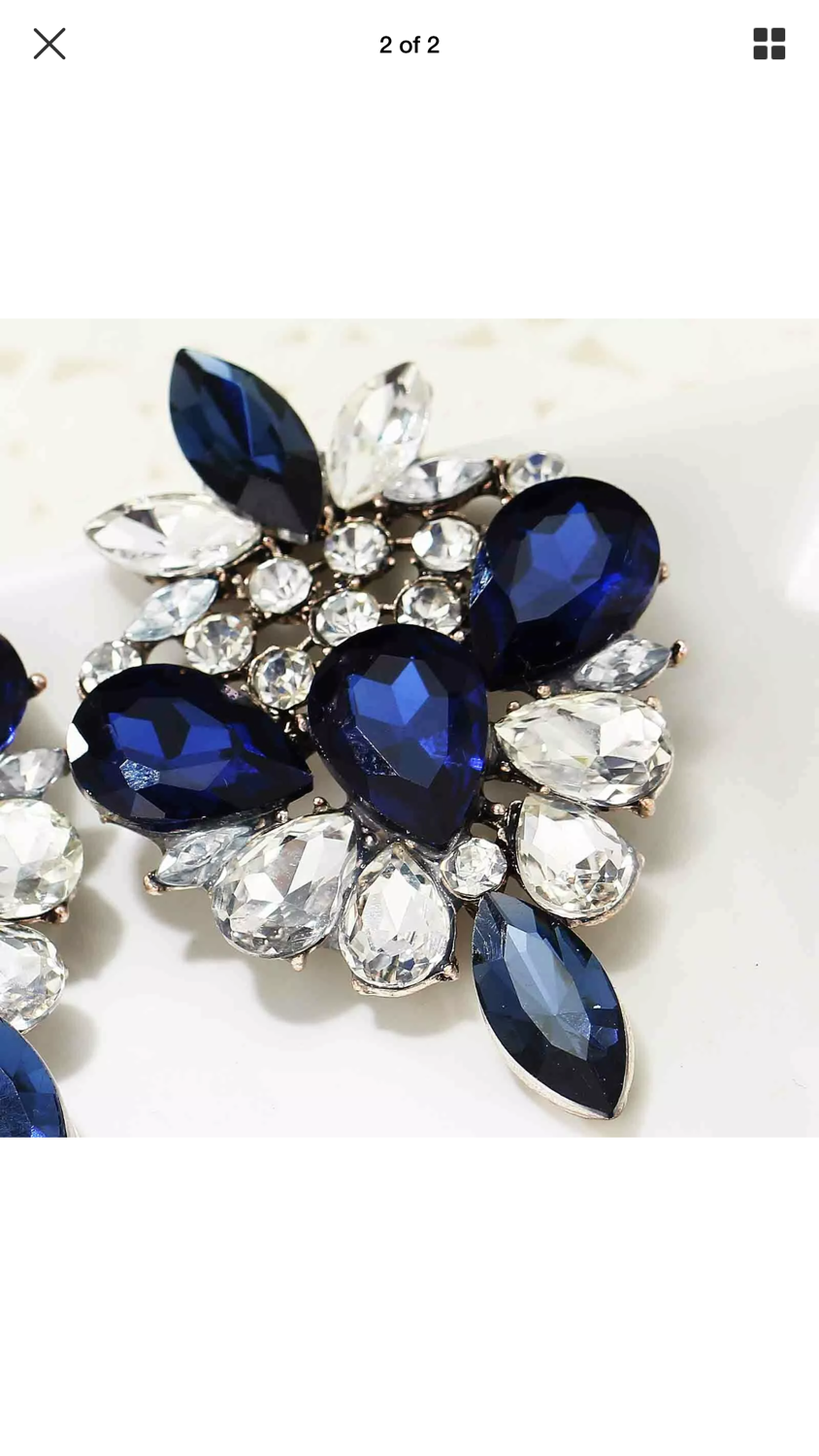 Thumbnail: "Navy” Cluster Earrings