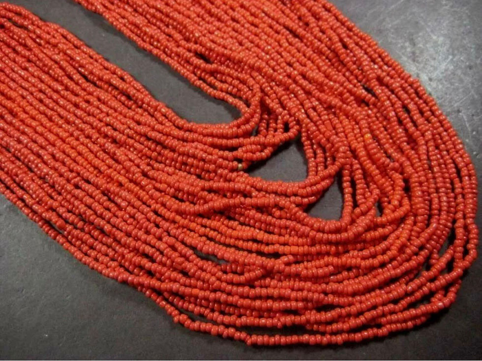 Thumbnail: "Love & Happiness" Beaded Tribal Necklace