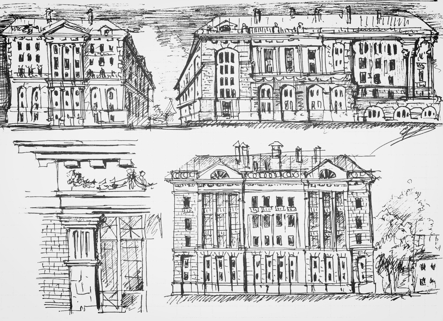 Архитектор Сергей Рыбаков. Многоквартирные дома.