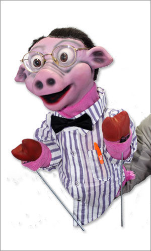 Thumbnail: Calvin Baby Pig Puppet
